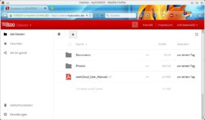 Abbildung 1: An Übersicht im Webbrowser mangelt es beim Cloud-Dienst MyTuxedo nicht.
