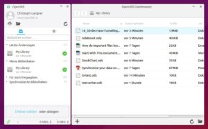 Abbildung 2: Auch der von Open365 für Desktop-PCs zum Synchronisieren von Daten bereitgestellte Client stammt aus dem Seafile-Projekt.