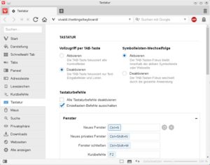 Abbildung 4: Die Einstellungen des Browsers erlauben es Ihnen, das Verhalten und die Optik zielgenau an Ihre Vorstellungen anzupassen. Allerdings fehlen eine Zertifikats- oder Profilverwaltung.