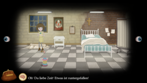 Es hängt vom Gegenstand ab, was Fran mit ihm nach einem Mausklick anstellt.