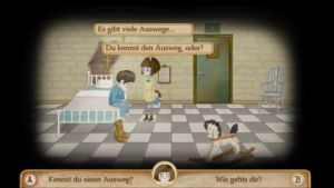 Frans Zimmergenosse hat wertvolle Informationen, die bei der Flucht helfen könnten. Allerdings rückt er diese nicht von sich aus heraus.