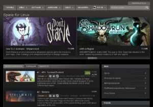 Abbildung 1: Steam bietet für Linux-taugliche Spiele eine eigene Suchkategorie. Ark verkauft sich zur Zeit am besten.