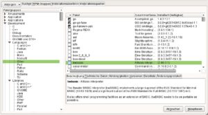 Abbildung 2: In der Paketgruppe "Development / Languages / Other" finden sich auch seltener genutzte Programmiersprachen.