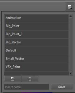 Abbildung 2: Die neuen Animationsdocks öffnen Sie am besten über den Arbeitsbereich-Manager ganz rechts oben im Anwendungsfenster.