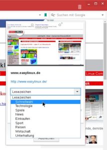 Abbildung 2: Über das Lesezeichen-Symbol fügen Sie auch Einträge zur Schnellwahl hinzu.