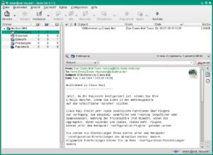 Abbildung 4: Claws Mail ist eine Alternative zu größeren Programmen wie Thunderbird und KMail.