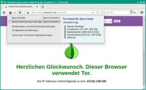 Abbildung 4: Wenn Sie Tor nutzen, können Sie als Besucher einer Webseite anonym bleiben.