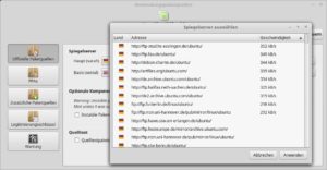 Abbildung 5: Die überarbeitete Aktualisierungsverwaltung bietet nun von sich aus an, einen Spiegelserver für die Paketquellen zu finden, der besser erreichbar als der Hauptserver ist.