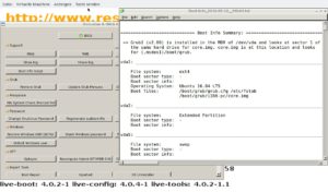 Abbildung 5: Rescatux findet auf der Festplatte installierte Linux-Systeme und repariert deren Bootloader vollautomatisch.