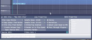 Abbildung 5: Nach einer kleinen Änderung im Quell-Edit rendert Tracktion den Edit-Clip automatisch neu.