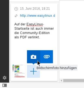 Abbildung 5: Ein Bild sagt mehr als viele Worte – fügen Sie Ihren Notizen einfach Screenshots von der Website als Gedächtnisstütze hinzu.