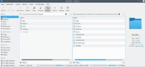 Abbildung 6: Auch bei Debian liegen alle Daten im Home des Anwenders.