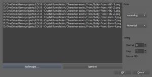 Abbildung 6: Krita 3.0 fehlen noch Im- und Export-Routinen für Animationen. Das Programm exportiert Einzelbilder, die Sie mit externen Tools zu einem Video montieren müssen.