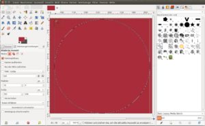 Abbildung 6: Geometrische Auswahlwerkzeuge sind gut geeignet, um einen Rahmen zu erstellen, Bilder zu beschneiden oder die Auswahl mit Farbe zu füllen.