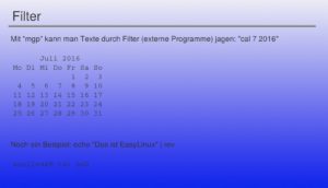 Abbildung 8: Präsentation mal anders erstellen – z. B. mit MagicPoint, das einfache Textdateien verarbeitet.