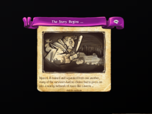 Desktop Dungeons strickt um das Spiel eine kleine, allerdings vernachlässigbare Geschichte.