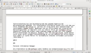 Abbildung 1: Linux hat mit LibreOffice oder OpenOffice gleich zwei freie Alternativen zu Microsoft-Office zu bieten.