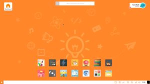 Abbildung 2: Schick, schlank und funktionell auf Kinder ausgerichtet: der Desktop von Kano OS.