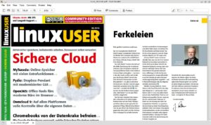 Abbildung 3: Der Foxit-Reader stellt PDF-Dateien fehlerfrei und sehr zügig dar.