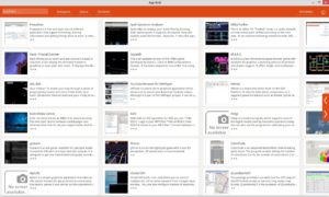 Abbildung 3: Die Programmverwaltung AppGrid bietet eine hübsche Alternative zum etwas eingestaubten Synaptic.