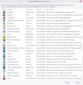 Abbildung 3: Lite Software packt schnell mit wenigen Mausklicks die am häufigsten genutzten Applikationen auf den lokalen Massenspeicher.