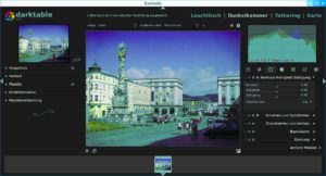 Abbildung 4: Mit Darktable bearbeiten Sie Ihre Fotos im Handumdrehen.