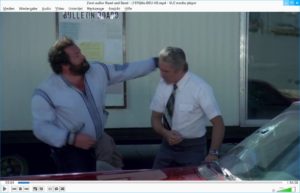 Abbildung 5: Der kürzliche verstorbene Schauspieler Bud Spencer lässt im VLC-Mediaplayer noch einmal die Fäuste fliegen.