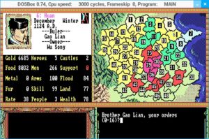 Abbildung 6: In der DOSBox läuft selbst ein Spiel aus dem Jahr 1989 auf einem 64-Bit-Linux problemlos.
