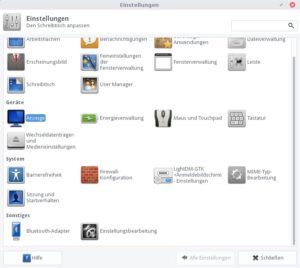 Abbildung 6: Der XFCE-Einstellungsmanager hilft Ihrem Desktop primär optisch auf die Sprünge.