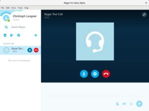 Abbildung 1: Die Alpha-Version des komplett neuen Skype-Clients beherrscht bereits Telefonate, Video-Chats sind bisher aber nicht möglich.