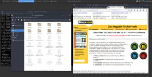 Abbildung 1: Der Desktop von ArchStrike nach der Installation mit XFCE als Desktop-Umgebung.