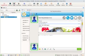 Abbildung 2: Retroshare bietet mehr als Chats: Das Programm dient mit Mails, Foren und Feedreader als Kommunikationszentrale.