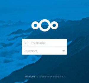 Abbildung 3: Nach erfolgreicher Migration erwartet die Nextcloud-Maske Ihre Anmeldung.