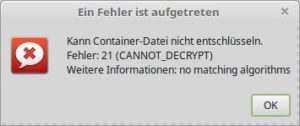 Abbildung 4: Kein Weg zurück: Ungültig gemachte Container spucken keine Daten mehr aus.