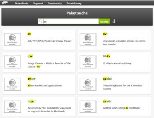 Abbildung 1: Das OpenSuse-Projekt bietet im Netz einen Paketsuchdienst.