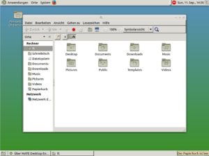 Abbildung 1: Sieht aus wie Linux: UbuntuBSD mit Mate als Desktop-Umgebung.