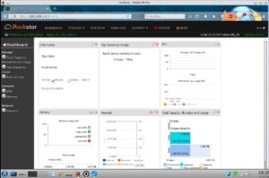 Abbildung 2: Das Dashboard listet alle wichtigen Aktivitäten und den Status des Systems auf.