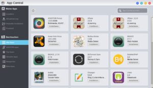 Abbildung 3: Dank des integrierten App-Centers genügt zur Installation neuer Software ein Klick auf den jeweiligen Eintrag. Eventuelle Abhängigkeiten löst das Center in Linux-Manier selbst auf.