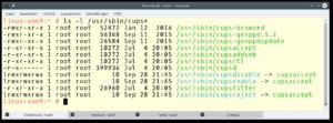 Abbildung 3: Die vier Standardtools für die Steuerung der Druckerwarteschlangen sind "cupsenable", "cupsdisable", "cupsaccept" und "cupsreject".