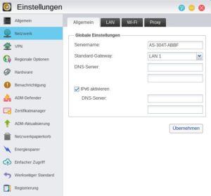 Abbildung 4: Über einen einfachen Dialog konfigurieren Sie unterschiedliche Netzzugänge.