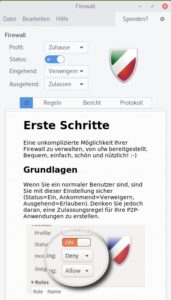 Abbildung 4: Die Uncomplicated Firewall macht ihrem Namen Ehre und lässt sich einfach konfigurieren.