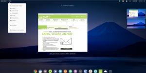 Abbildung 6: Häufig genutzte Dienste aus dem Web stellen Sie bei Bedarf im im Ice-Browser bereit, der ein einzelnes Fenster ohne weitere Kontrollelemente mit der entsprechenden Site aufruft.