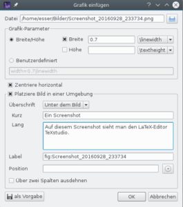 Abbildung 6: Über den Bilder-Assistenten bringen Sie in einem Schritt Beschriftungen und Label an. Nutzen Sie keine Sonderzeichen für die Labels.