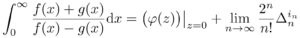 Abbildung 8: Der Formelsatz von LaTeX ist ungeschlagen der schönste von allen Anwendungen, die ein solches Feature besitzen.