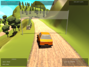 Wie in jedem Rallye-Spiel muss man nacheinander diese Checkpoints in der richtigen Richtung durchfahren.
