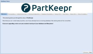 Abbildung 1: Das eigentliche Setup von Partkeepr nehmen Sie im Webbrowser vor, die Vorarbeiten erledigen Sie im Dateisystem.
