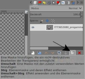 Abbildung 14: Schnelles Erstellen oder Löschen von Ebenenmasken erlaubt dieser neue Schalter.