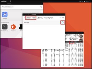 Abbildung 4: Klassische Anwendungen, also im Moment alle Programme bis auf einen Browser, müssen Sie im Moment für Unity 8 ein zweites Mal installieren – ein langwieriger Prozess, der reichlich CPU-Leistung erfordert.