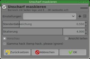 Abbildung 9: Wie alle GEGL-Filter bietet auch <code srcset=