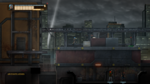 Dex spielt sich an vielen Stellen wie in Jump-and-Run-Spiel. Mit dem Mausrad kann man in die Szene rein oder wie hier herauszoomen.